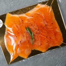 Lightly salted sliced salmon fillet in vacuum packaging (100 g) - 2