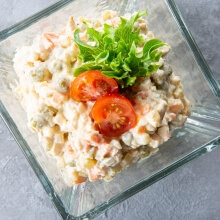 Potato salad with grilled chicken (1 kg) - 1