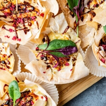 Filo basket with feta cheese, semi-dried tomatoes and thyme (80 g/pcs) - 3