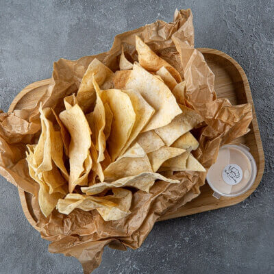 Lavašikrõpsud hapukoore kastmega (1 vaagen/170g)