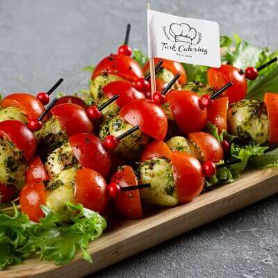 Mozzarella kirsstomati vardad koduse pestoga (35 g/tk)