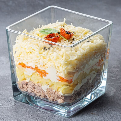 Салат «Мимоза» с тунцом (1кг)